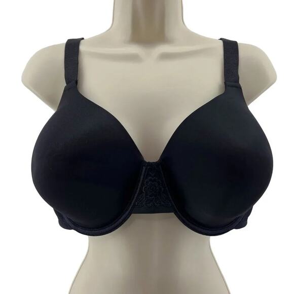 Vanity Fair Beauty Back Full Figure Underwire Bra Black 38DD - Picture 1 of 6